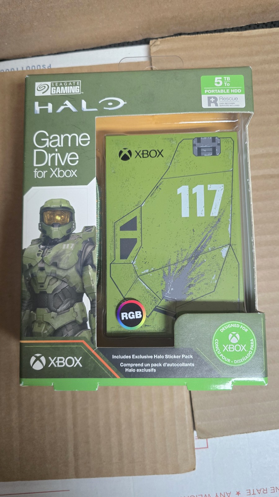 Seagate Halo Infinite Special Edition 5TB External Game Drive Microsoft Xbox 117