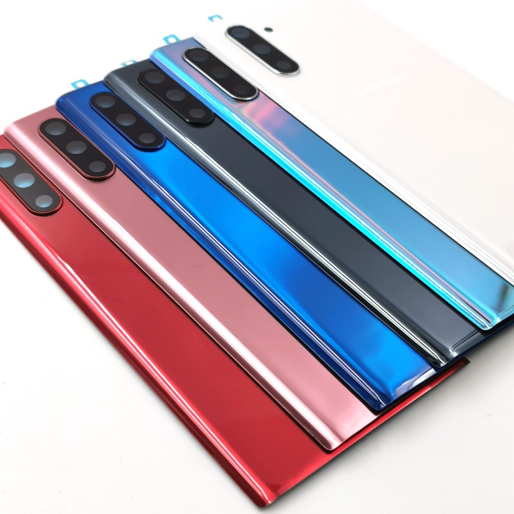 Battery Glass Cover With Camera Lens replacement For Samsung Note 10 Note 20