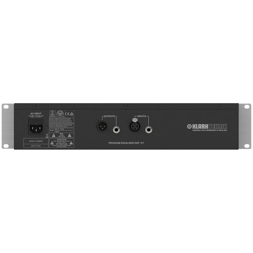 Klark Teknik EQP-KT Classic Tube Equalizer with Switchable Frequency Selection