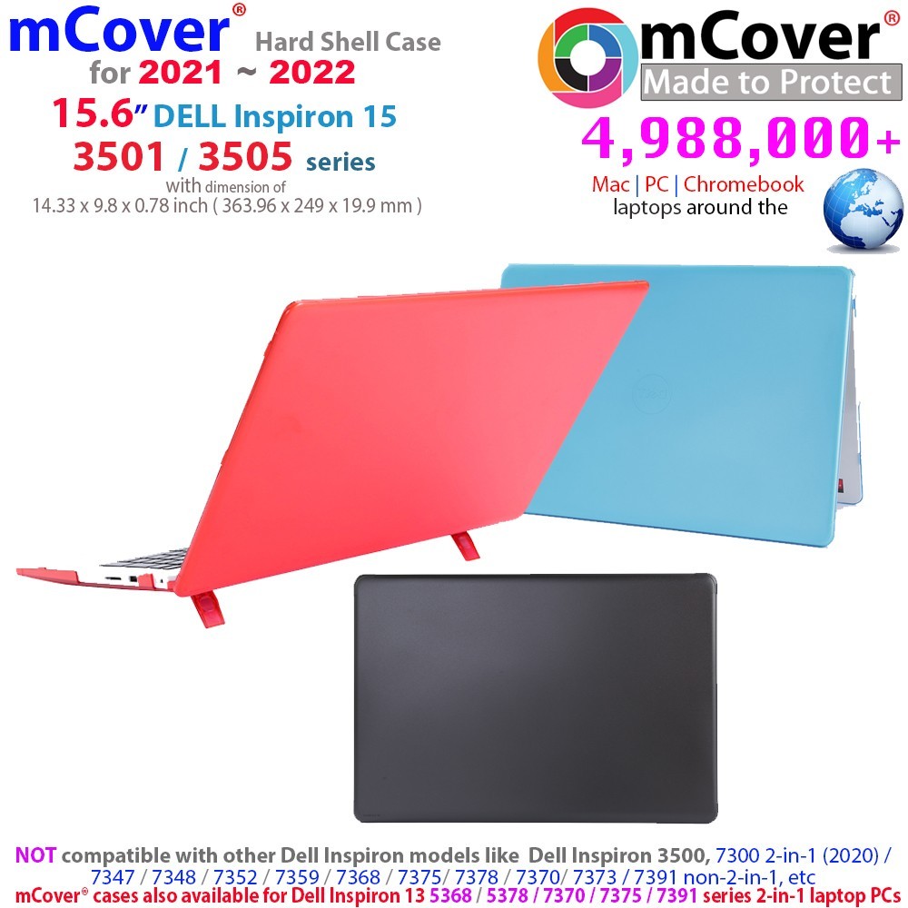 NEW mCover® Hard Shell Case for 2021 15.6" Dell Inspiron 15 3501 3505 laptop