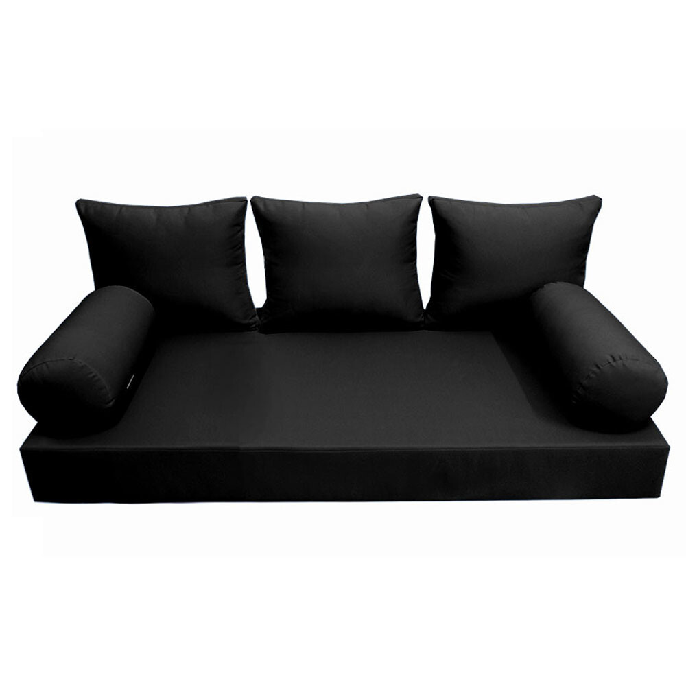 COVER ONLY-Style 3 Daybed Mattress Bolster Pillow Covers Knife Edge TwinXL-AD109
