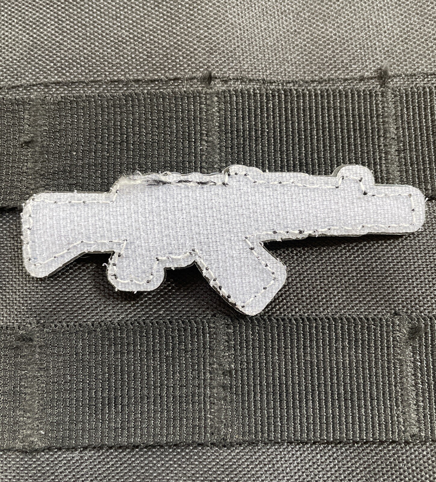 AK 47 Rifle Kalashnikov Weapon PVC Tactical Morale Patch 762