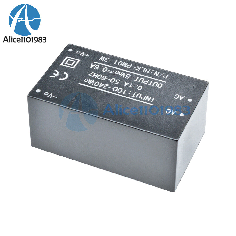 2PCS HLK-PM01 AC-DC 220V to 5V Step-Down Power Supply Module Household Switch