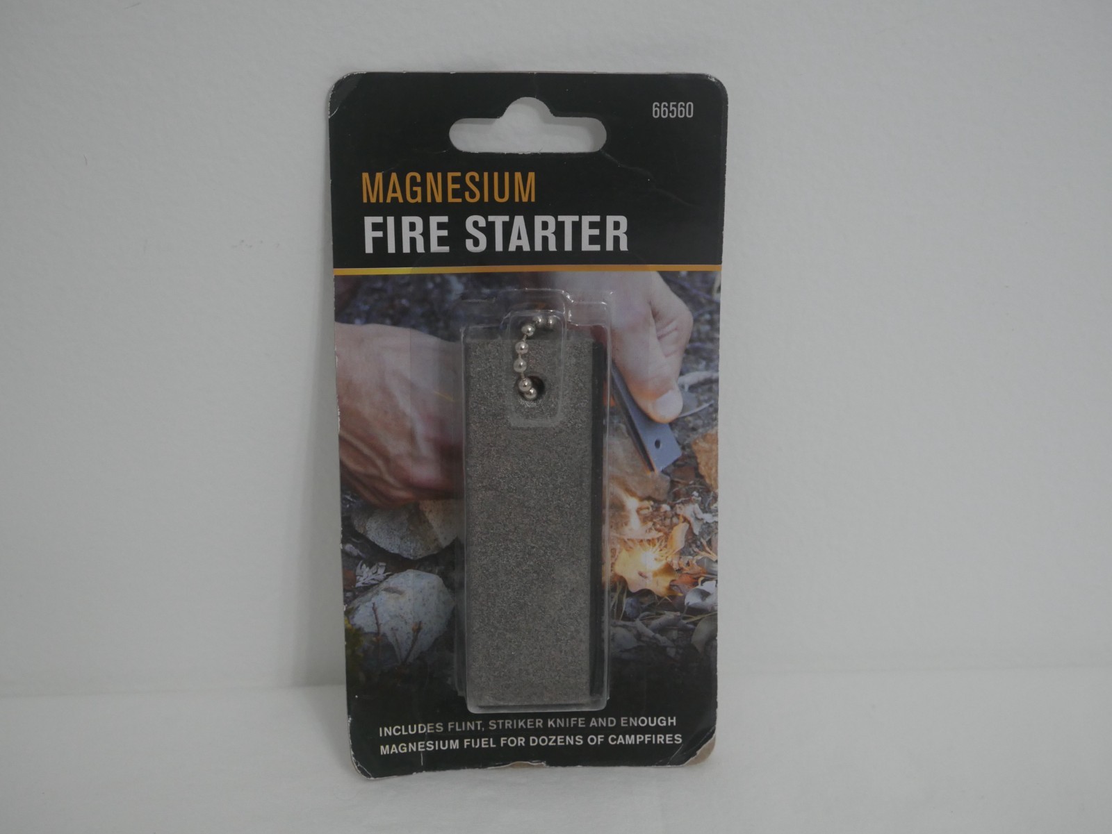 Magnesium Fire Starter Camping Backpacking Survival Flint Steel Camp Emergency