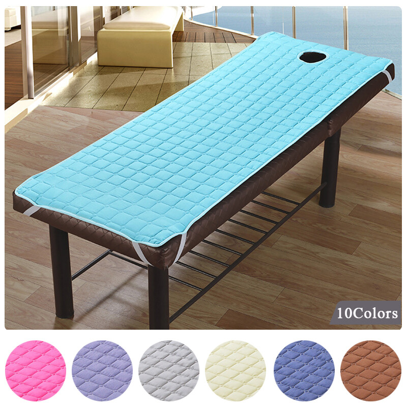 Non-slip Massage Table Mattress Beauty Face Bed Sheet Cover with Face Hole US✔
