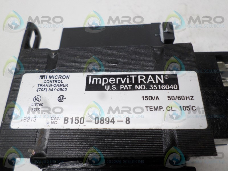 IMPERVITRAN B150-0894-8 TRANSFORMER UNMP