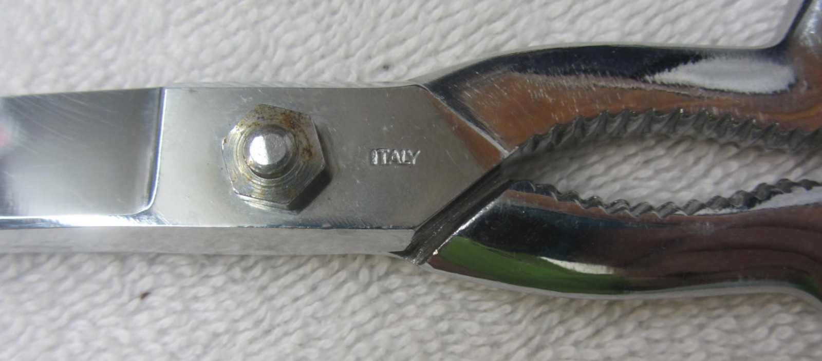 2 MARKS 200 C KITCHEN SHEARS Multi Purpose Scissors Nut Cracker w/ Case Italy