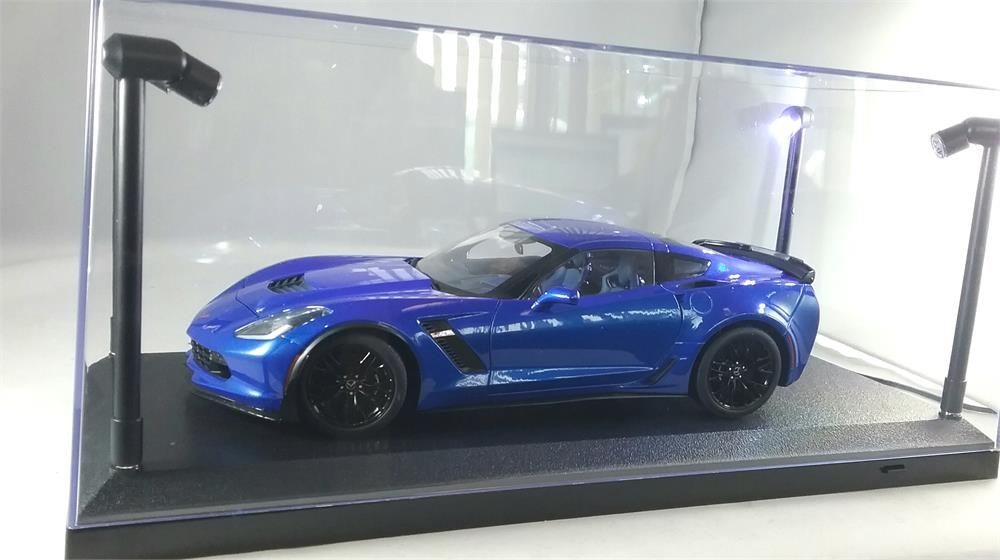 LED LIGHTED ACRYLIC DISPLAY CASE for 1:18 Scale Models by Fine Scale Models