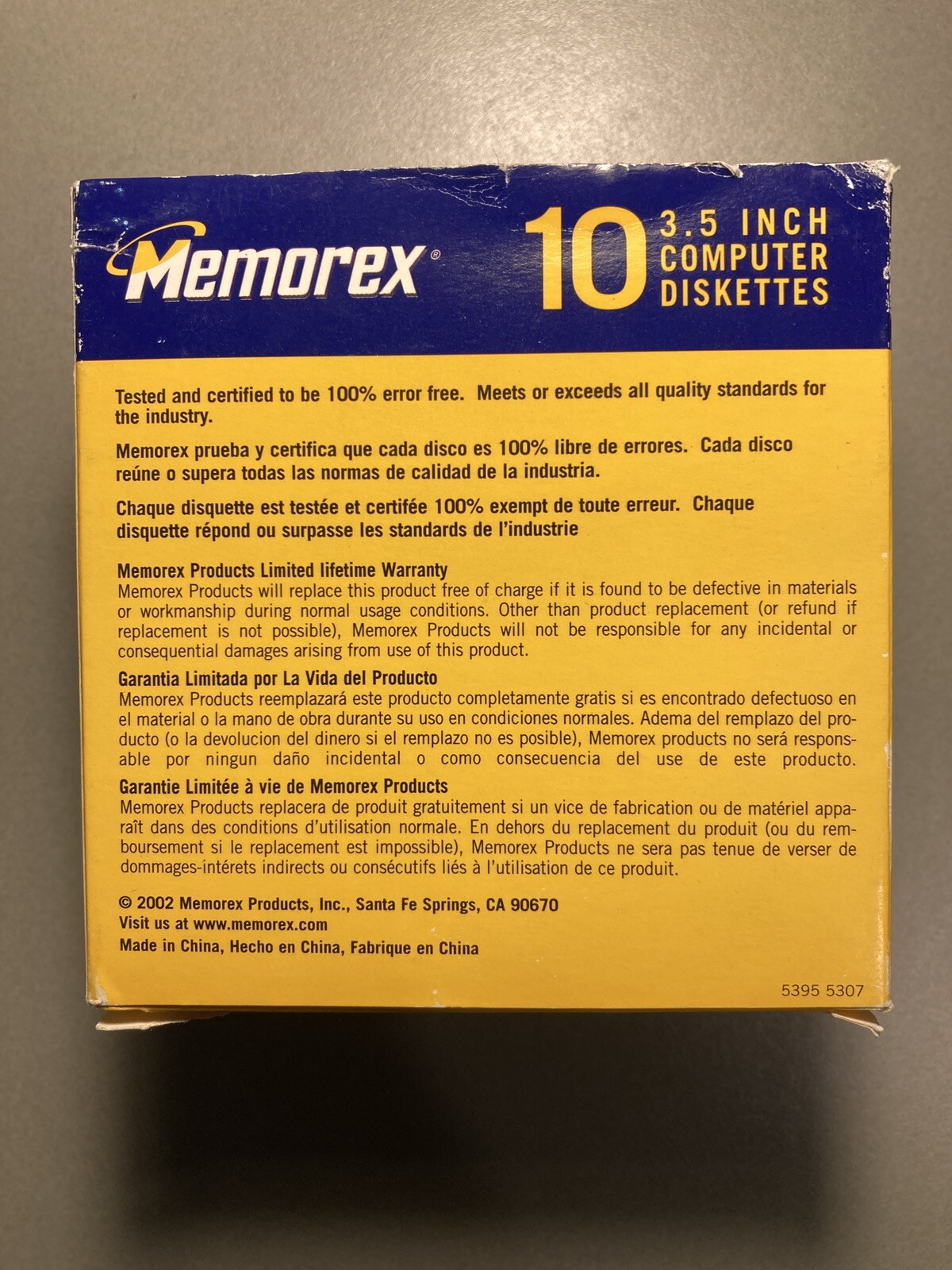 Memorex 3.5" Computer Diskettes PC Formatted Floppy Discs Open Package Of 9