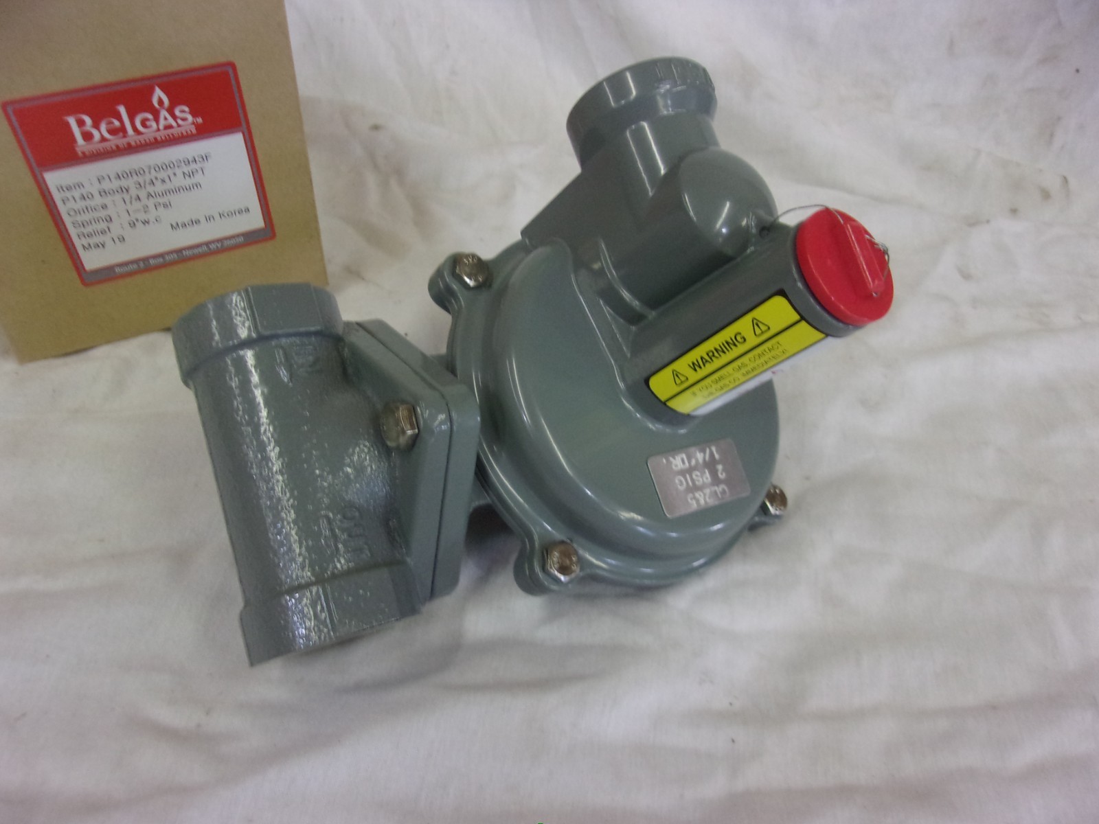 Belgas regulator - P140R070002943F - Body 3/4 x 1" NPT