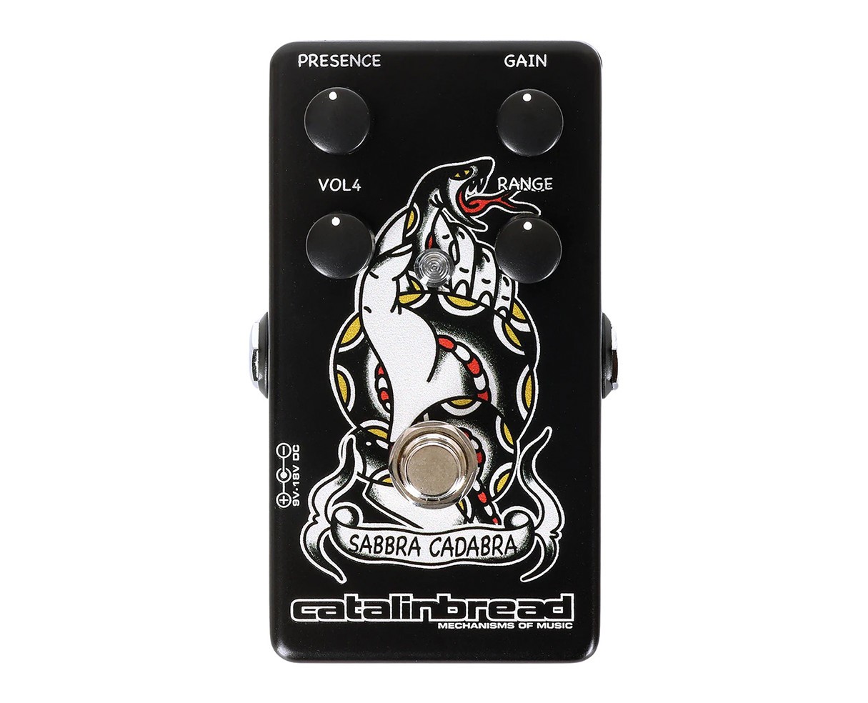 Catalinbread Sabbra Cadabra Overdrive Pedal - Traditional Ink Edition - Open Box