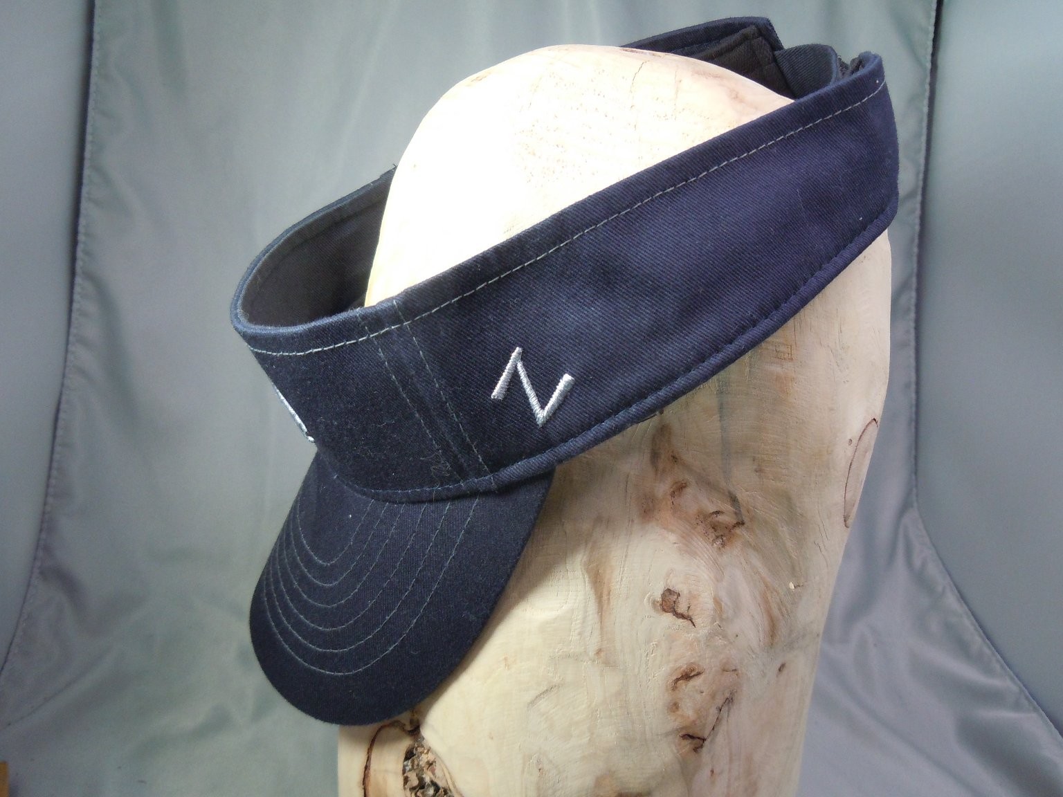 Zephyr University of Nevada Wolf Golf Visor Cotton Adjustable Strap Navy Blue
