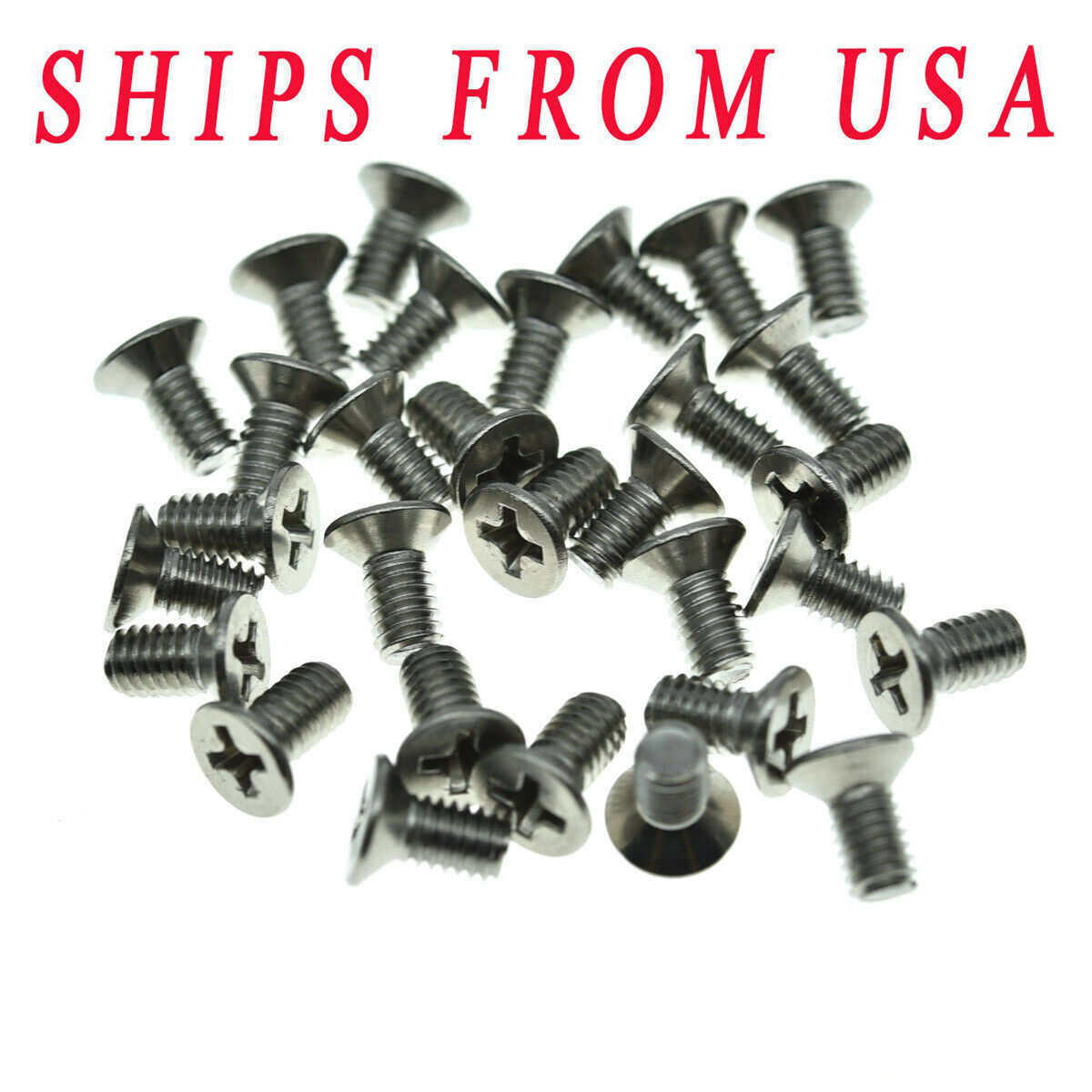 30x Stainless Steel Metric M4 Guitar Tremolo Bridge Sustain Block Mounting Screw
