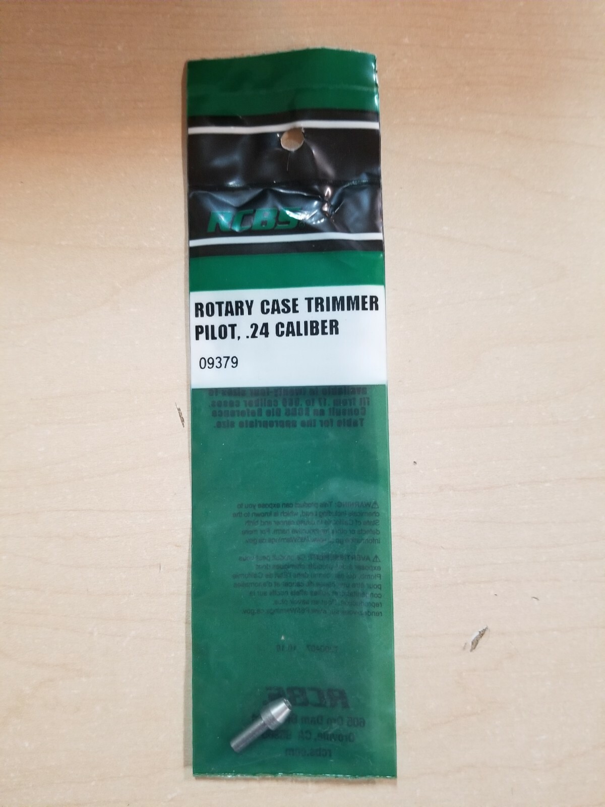 RCBS  Case Trimmer Pilot,  24cal, 6mm #9379 NIP