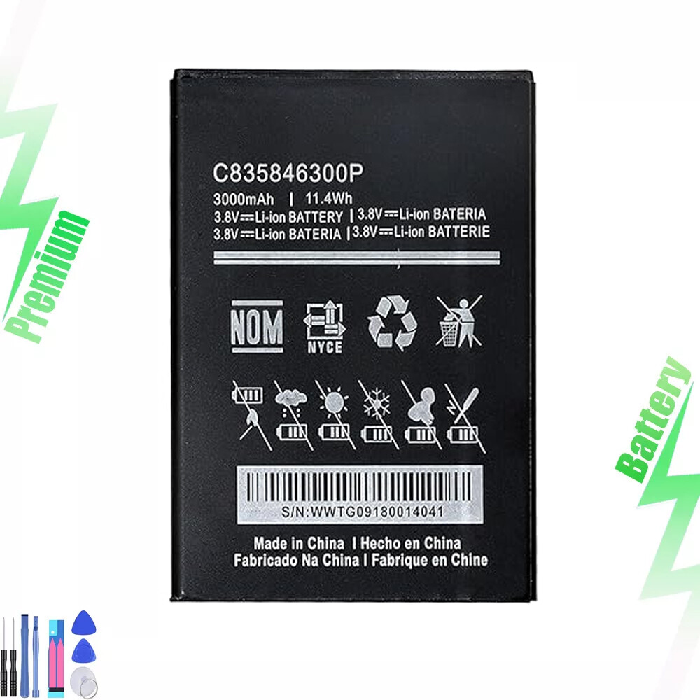 For BLU V5 V0410UU BLU Battery C835846300P 3000mAh 11.4Wh 3.8v