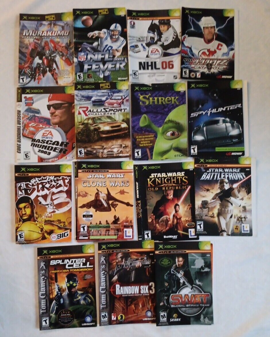 XBOX Replacement Cover Art ONLY