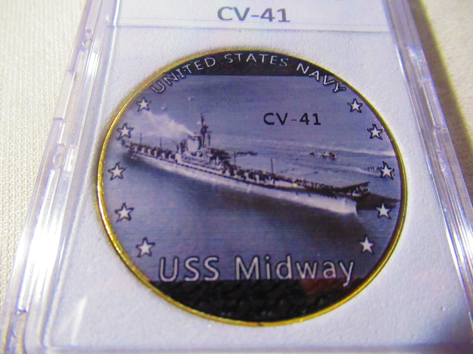 US NAVY - USS MIDWAY CV-41 Challenge Coin