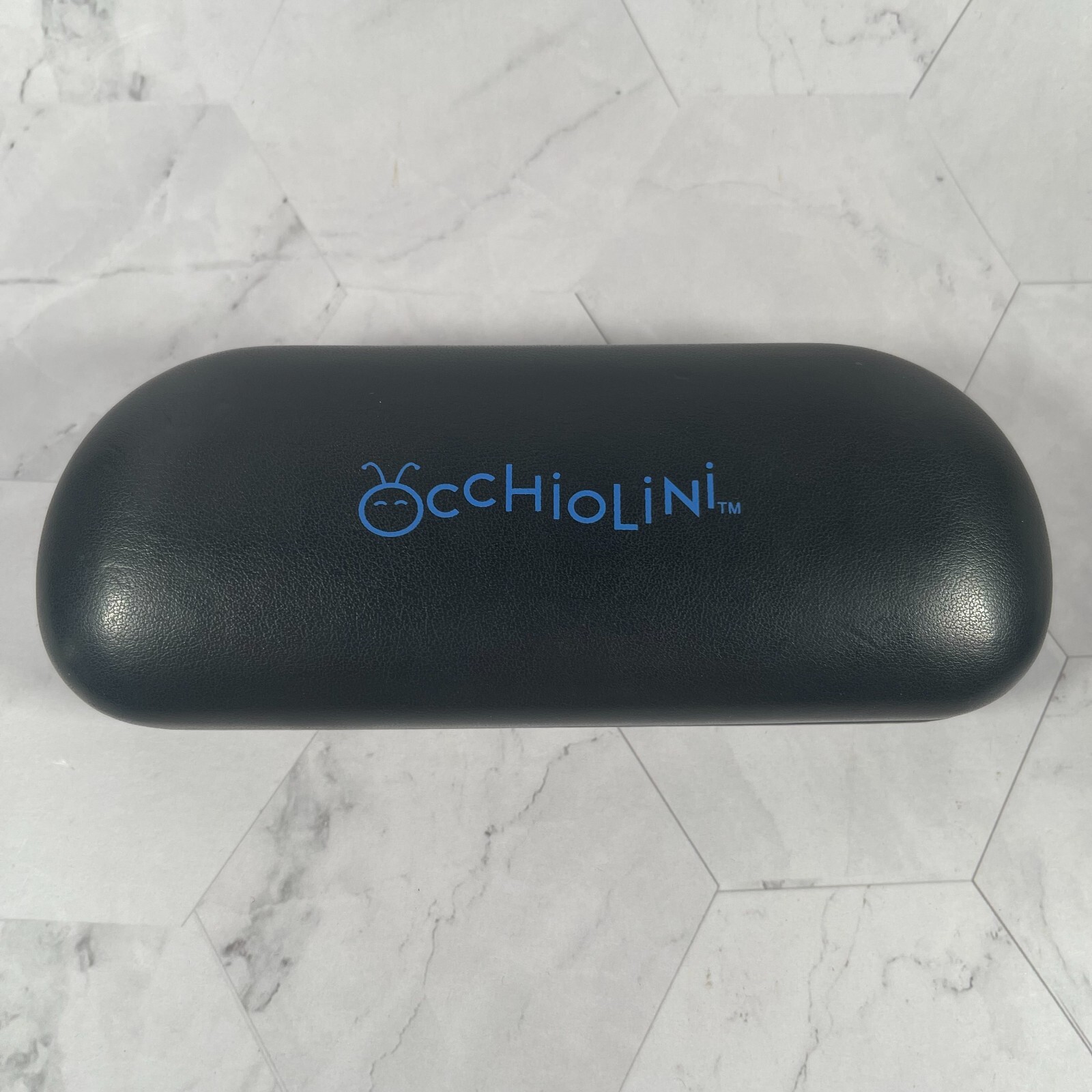 Occhiolini Eyeglasses Hard Case Portable Protective Case Black