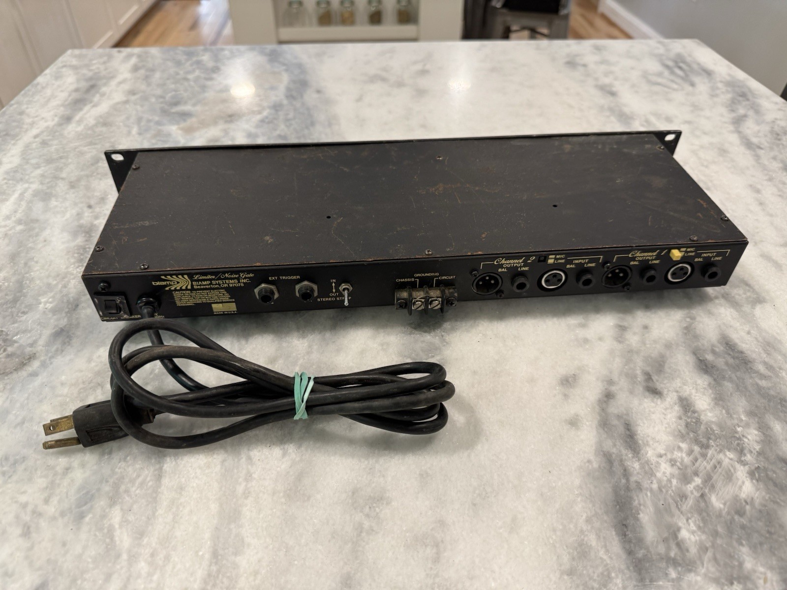 Biamp Stereo Limiter, Noise Gate, Vintage Rack