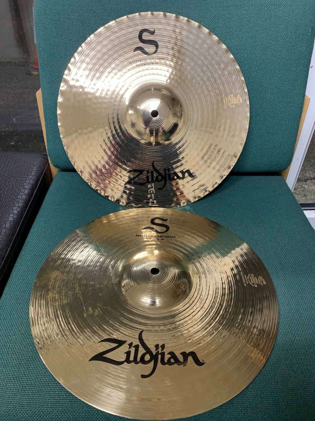 zildjian Avedis Mastersound S Family 14” Hihat Cymbals Acoustic Drum Kit Set