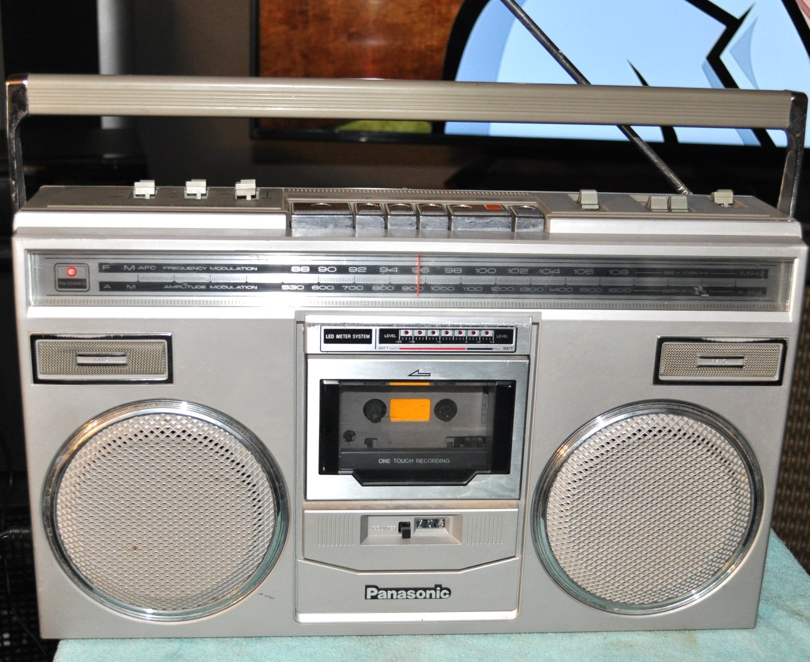 Panasonic RX-5100 Boombox Cassette Tape Recorder Player Radio Tested