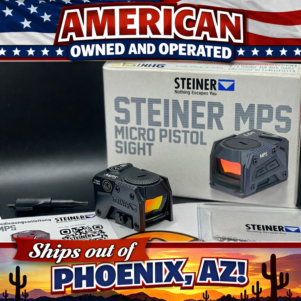 Steiner MPS Micro Red Dot Sight - 3.3 MOA - Enclosed Optic - ACRO Footprint