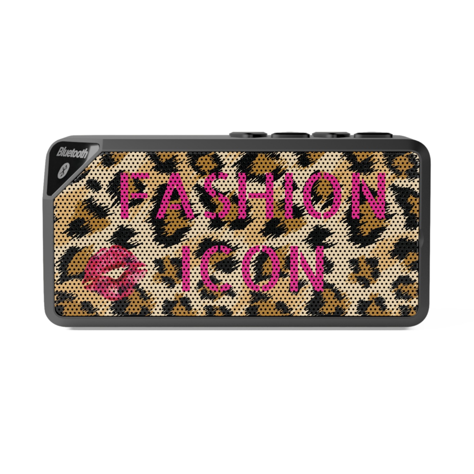 Leopard Print Fashion Icon Bluetooth Speaker