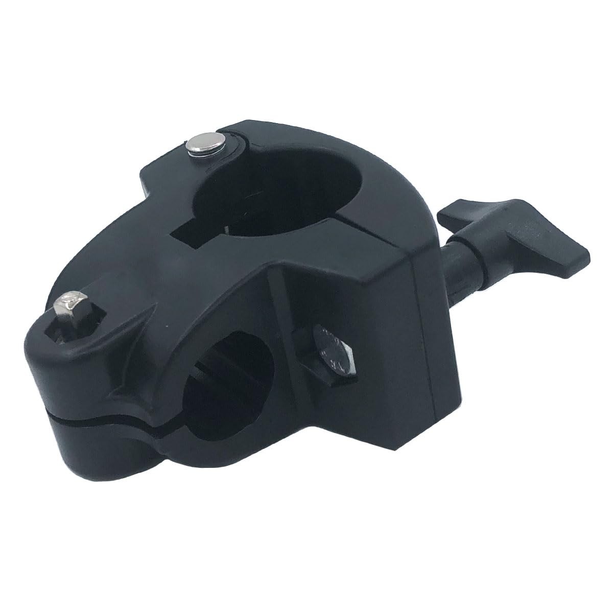 TUOREN Electronic Drum Rack Clamp 22mm T with Wing Nut Black