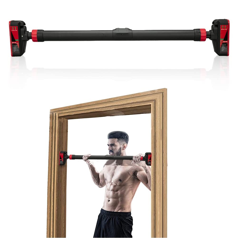 Pull Up Bar, Adjustable Strength Training Bars Without Screw, Adjustable Widt...