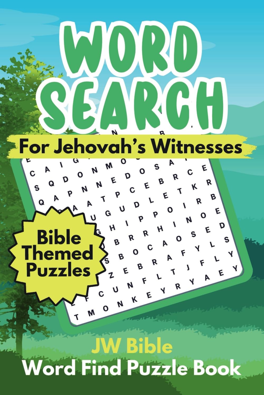 Word Search For Jehovah's Witnesses: JW Bible Wordsearch Puzzles | 1000+ Biblica