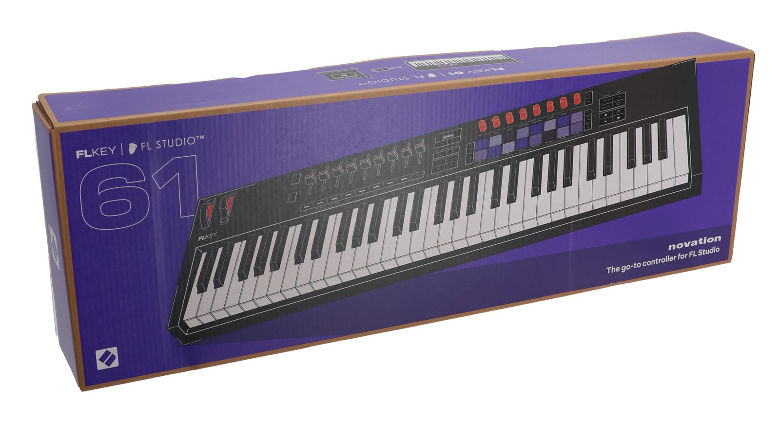 Novation FLkey 2 61 Key MIDI Keyboard Controller for FL Studio+On-Stage X-Stand