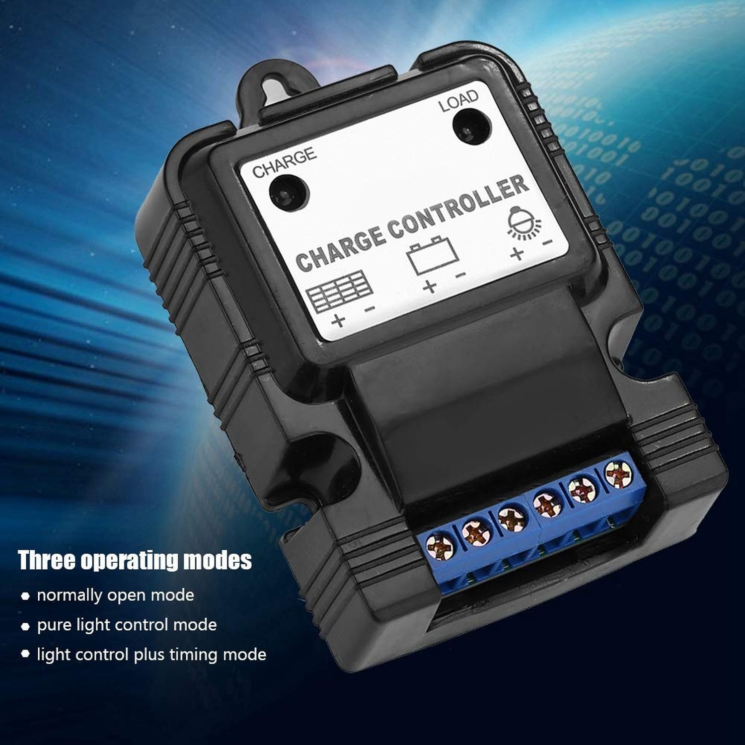 Solar Charge Controller, 6V/12V 3A Solar Controller PWM, Solar Panel Controll...