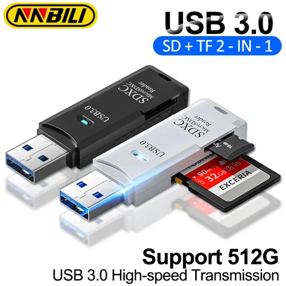 USB 3.0 Micro SD SDHC TF Card Reader Memory Adapter for PC Laptop Camera lot