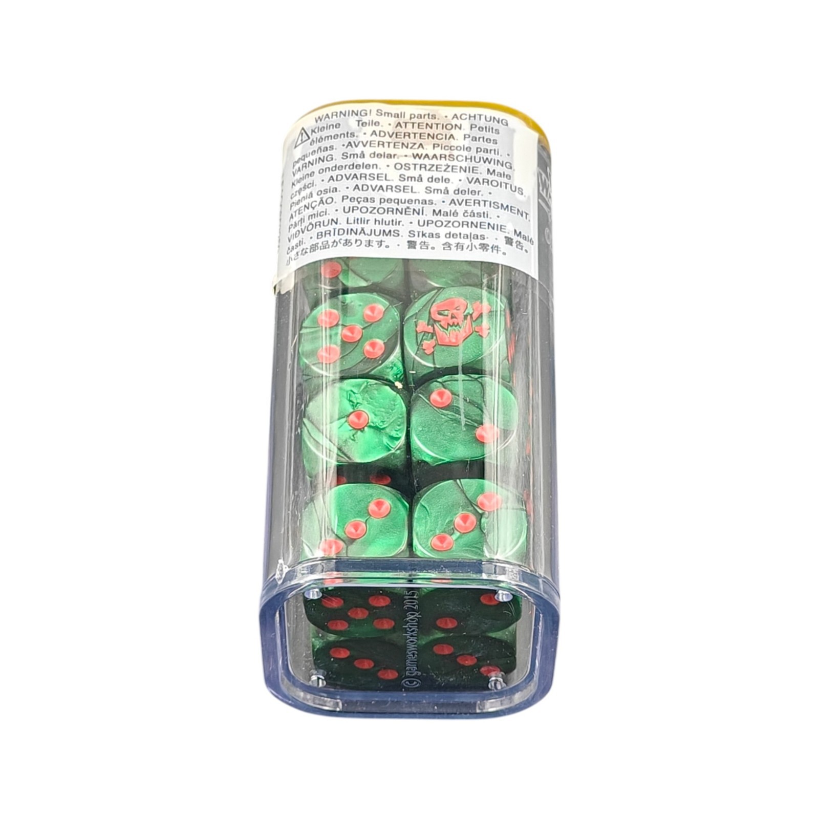 Warhammer Orcs Orks Dice Set Sealed Skull and Crossbones