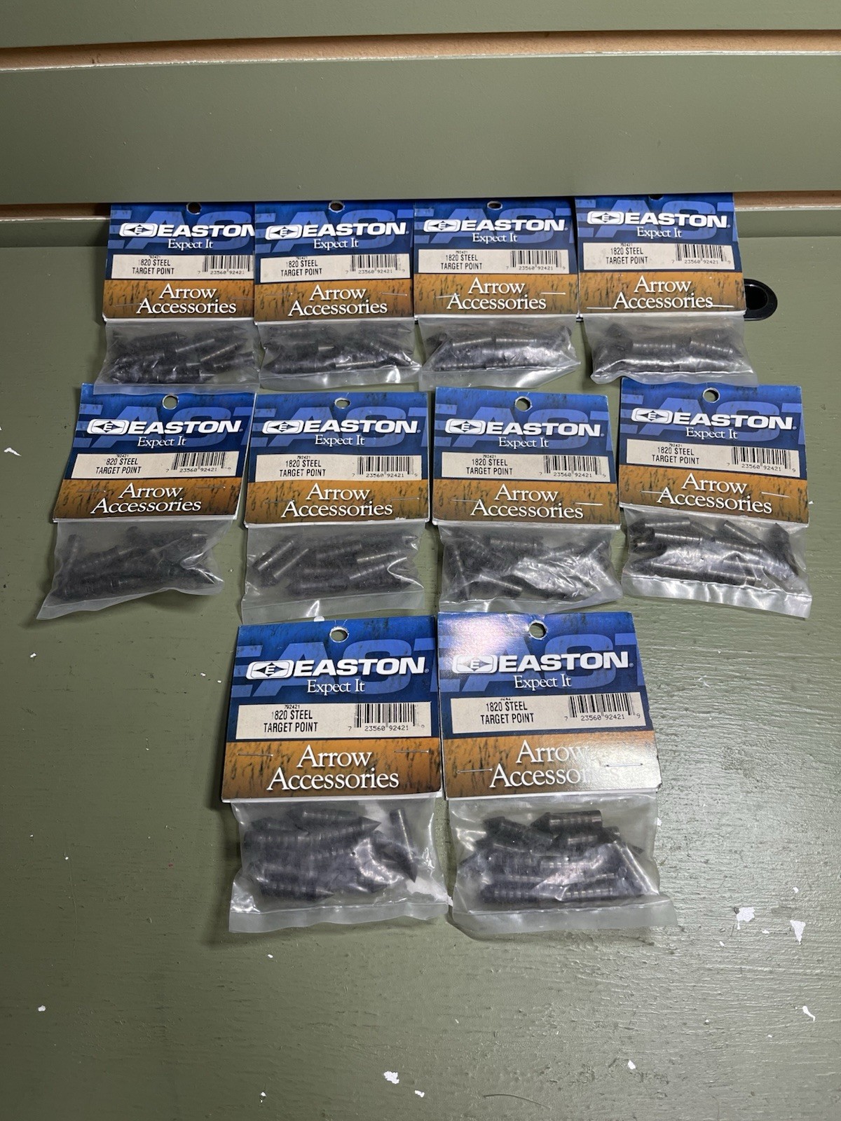 X10-(LOT) Easton 1820 Steel Target Points