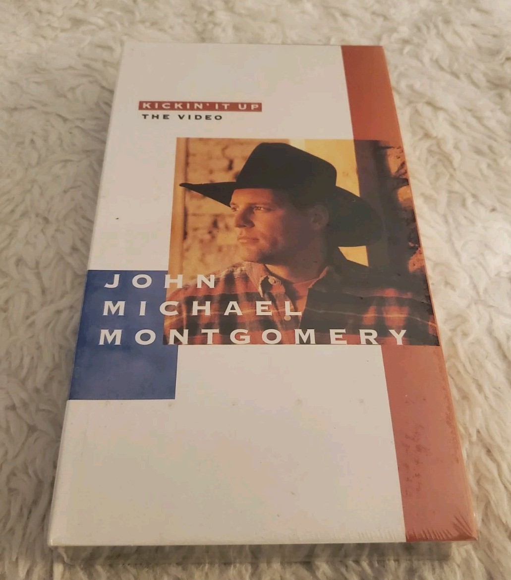 JOHN MICHAEL MONTGOMERY Kickin' It VHS New/Sealed COUNTRY 1994 Excellent