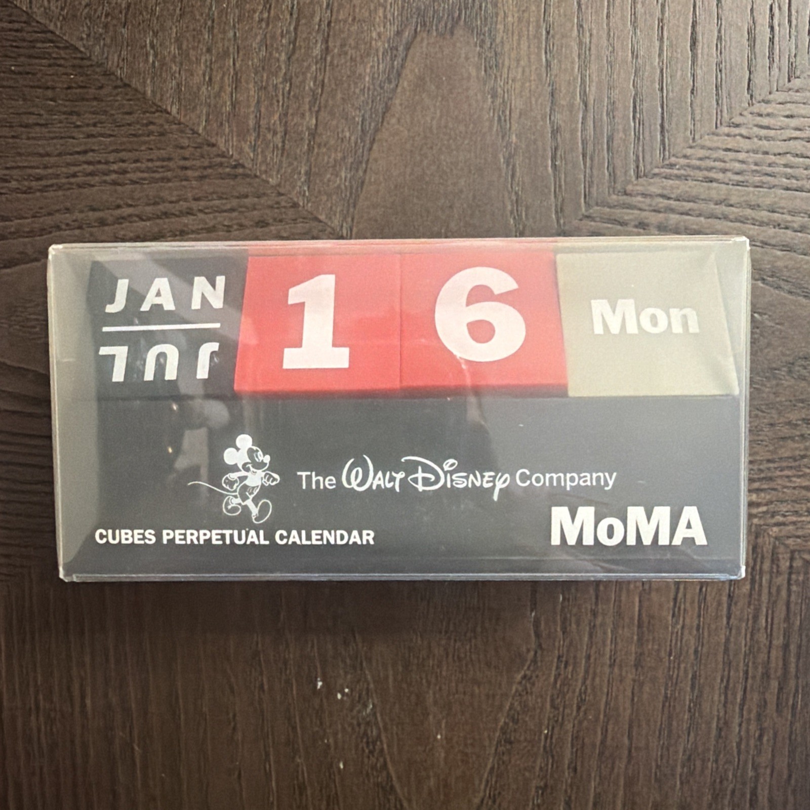 NEW Vintage The Walt Disney Company Cubes Perpetual Calendar By MoMA