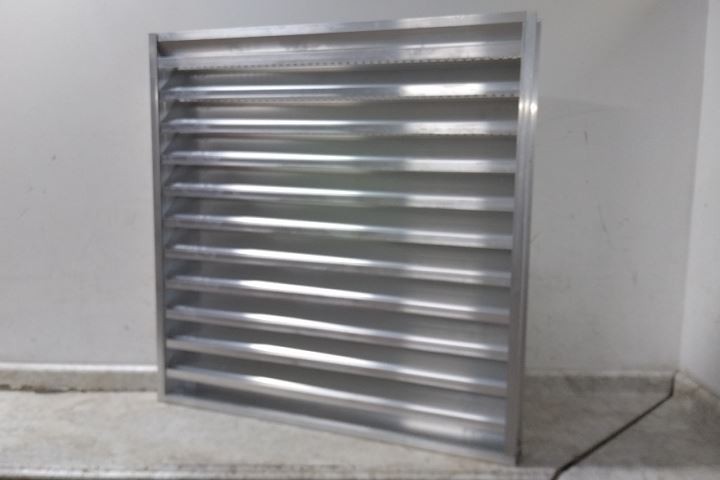 Dayton 5NKK0 48 In Rough Opening Height/Width Aluminum Intake Louver