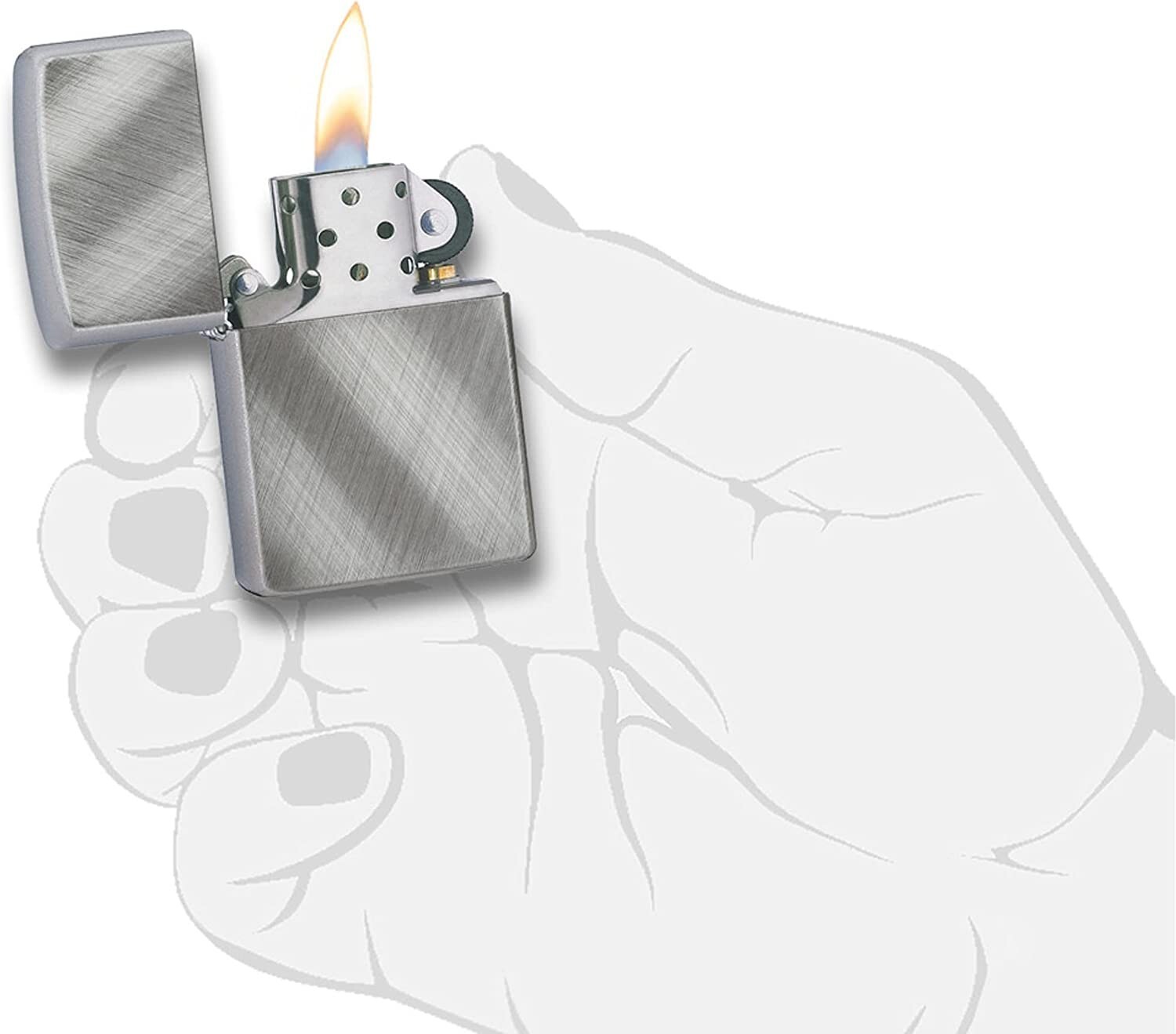 Zippo Diagonal Weave 28182