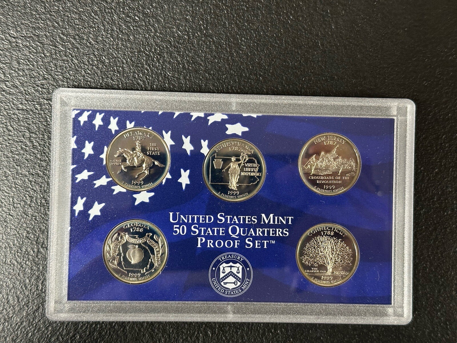 1999 United States Mint 9-piece Proof Set W/CoA