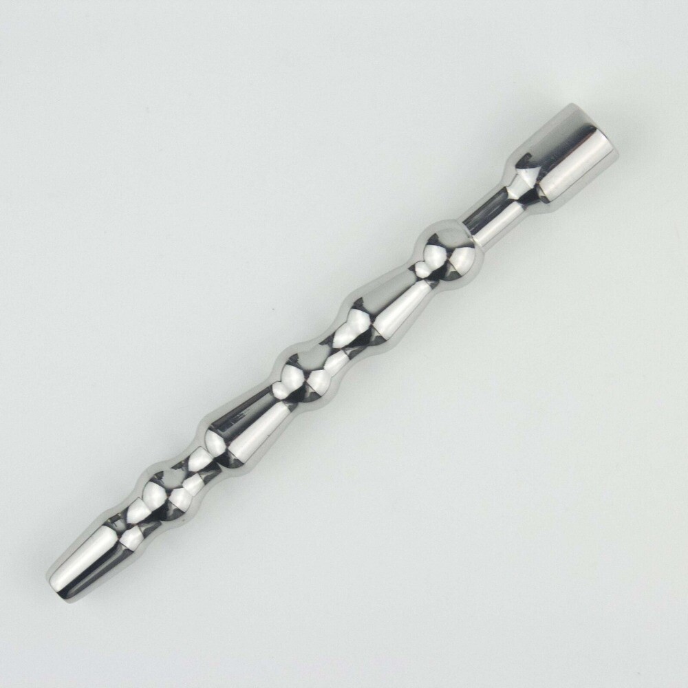 Stainless Steel Dilator Sounding Metal Urethral Stretching Penis Hollow Plug Men