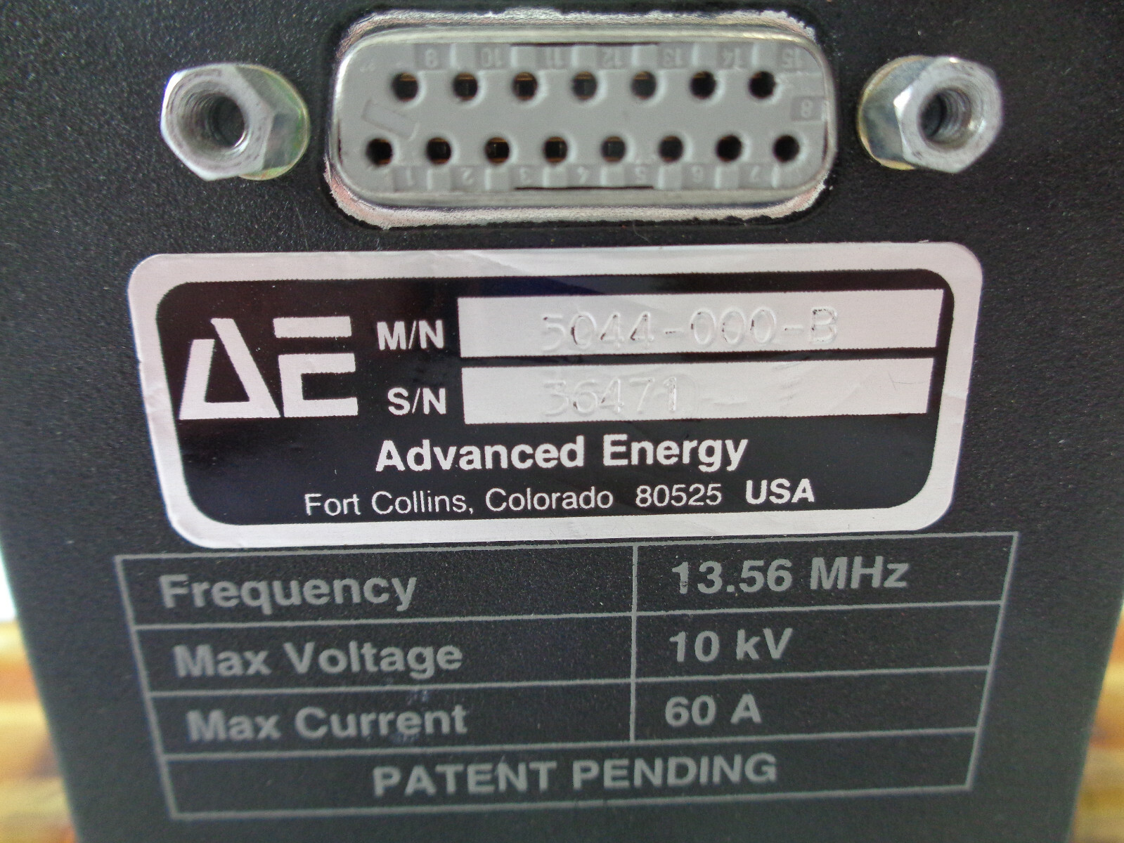 Advanced Energy RFZ60 RF Impedance Probe