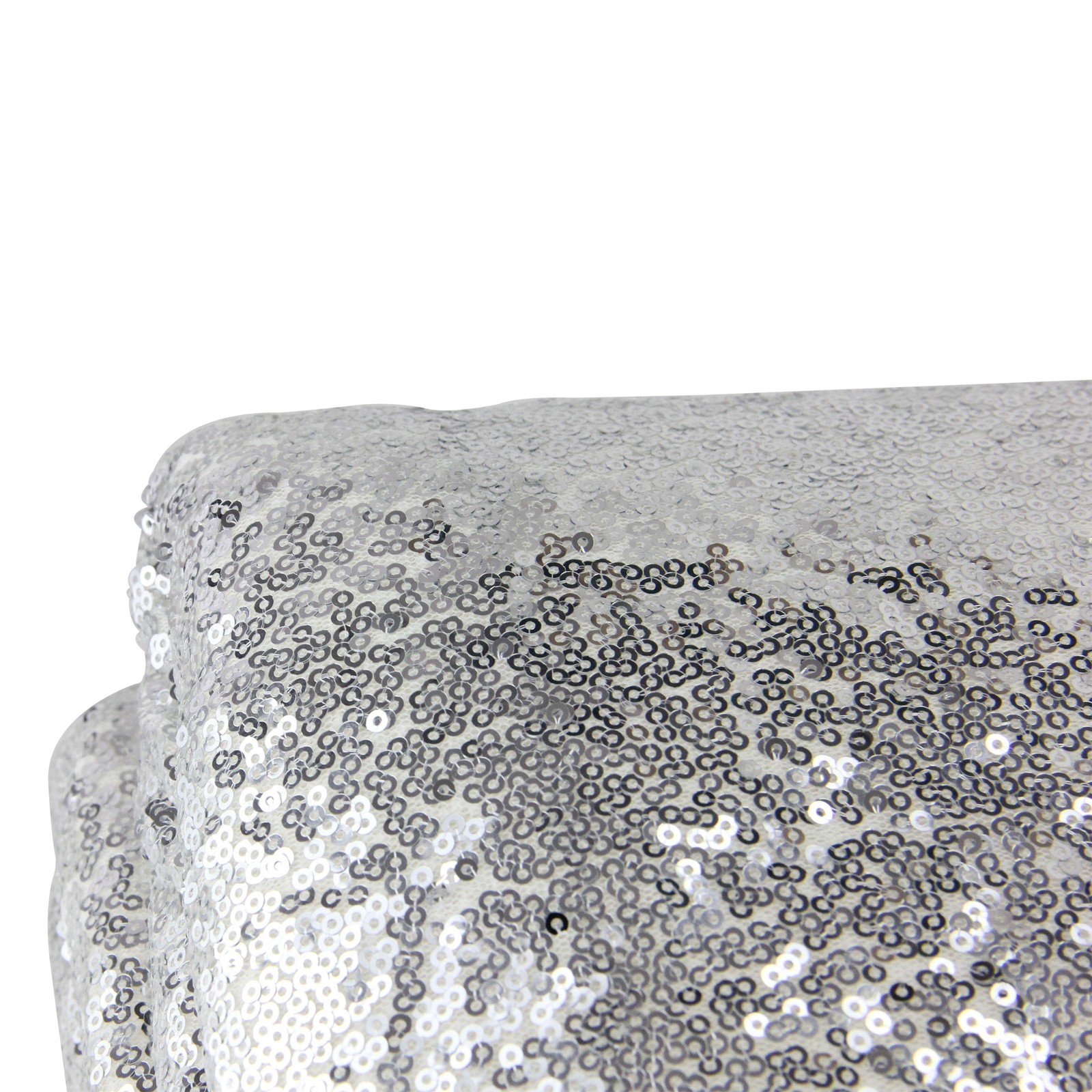 Northlight Winter's Beauty Shimmering Silver Sequined Throw Blanket 49" x 67"
