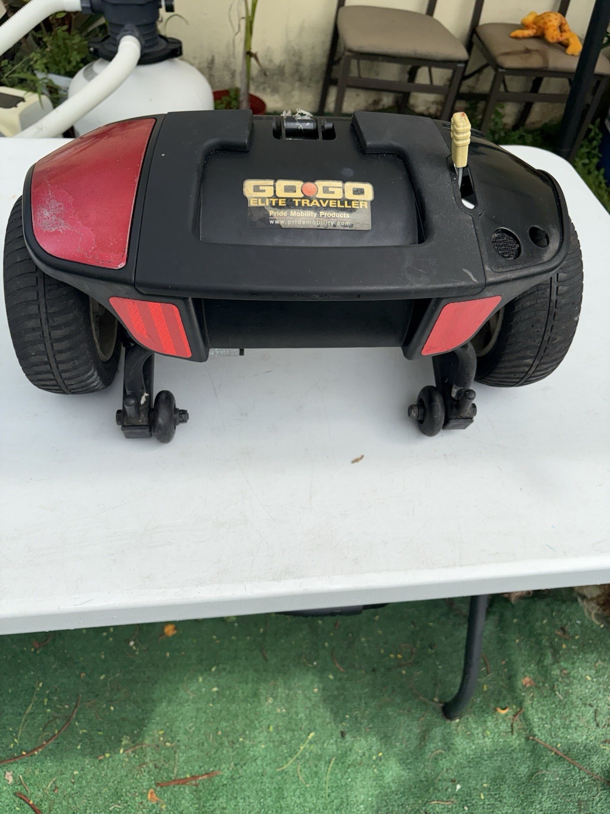 Pride Gogo Scooter Complete Rear Assembly