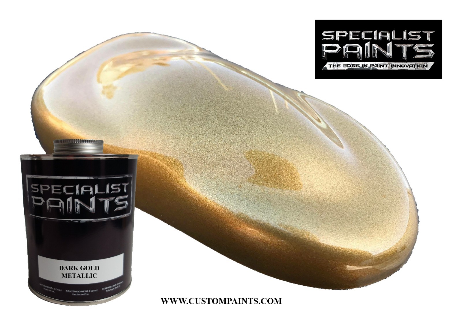 Base Metallic - Silver (Coarse) - Urethane Based, Automotive, Hot Rod, HOK