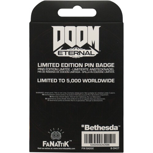 DOOM Eternal - Limited Edition Pin Badge - Doom Slayer