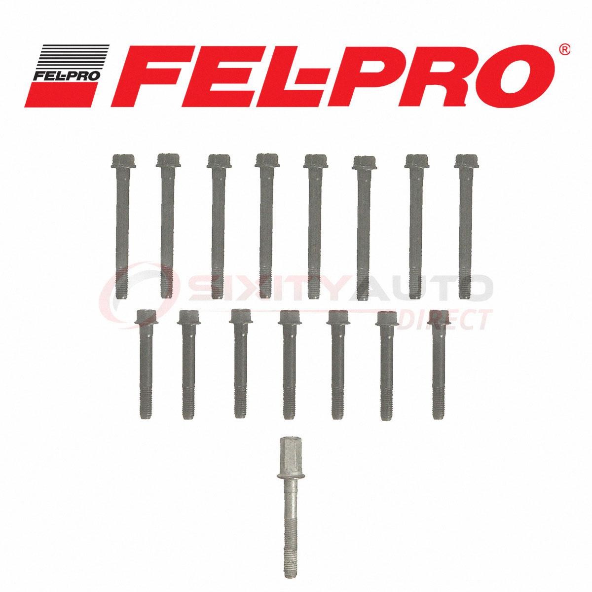 Fel-Pro Cylinder Head Bolt Set for 1990-1995 Pontiac Trans Sport 3.1L V6 - er