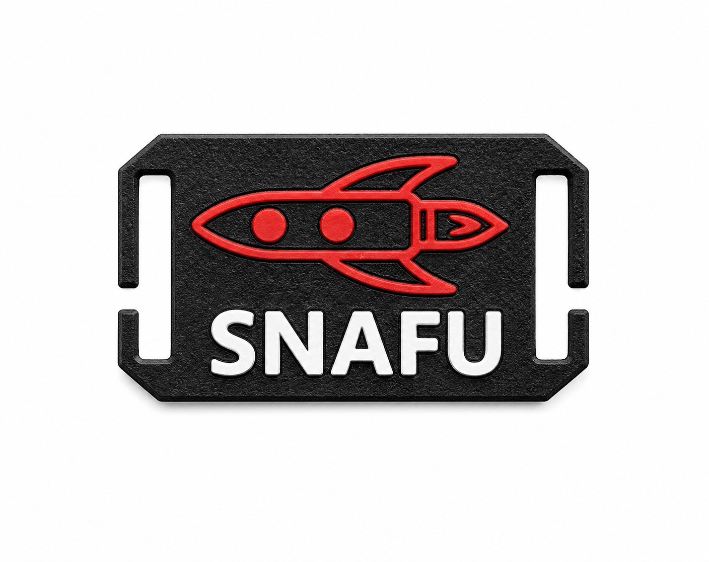 SNAFU MOLLE Tag Tactical Patch 3D Printed Gear Custom Colors EDC