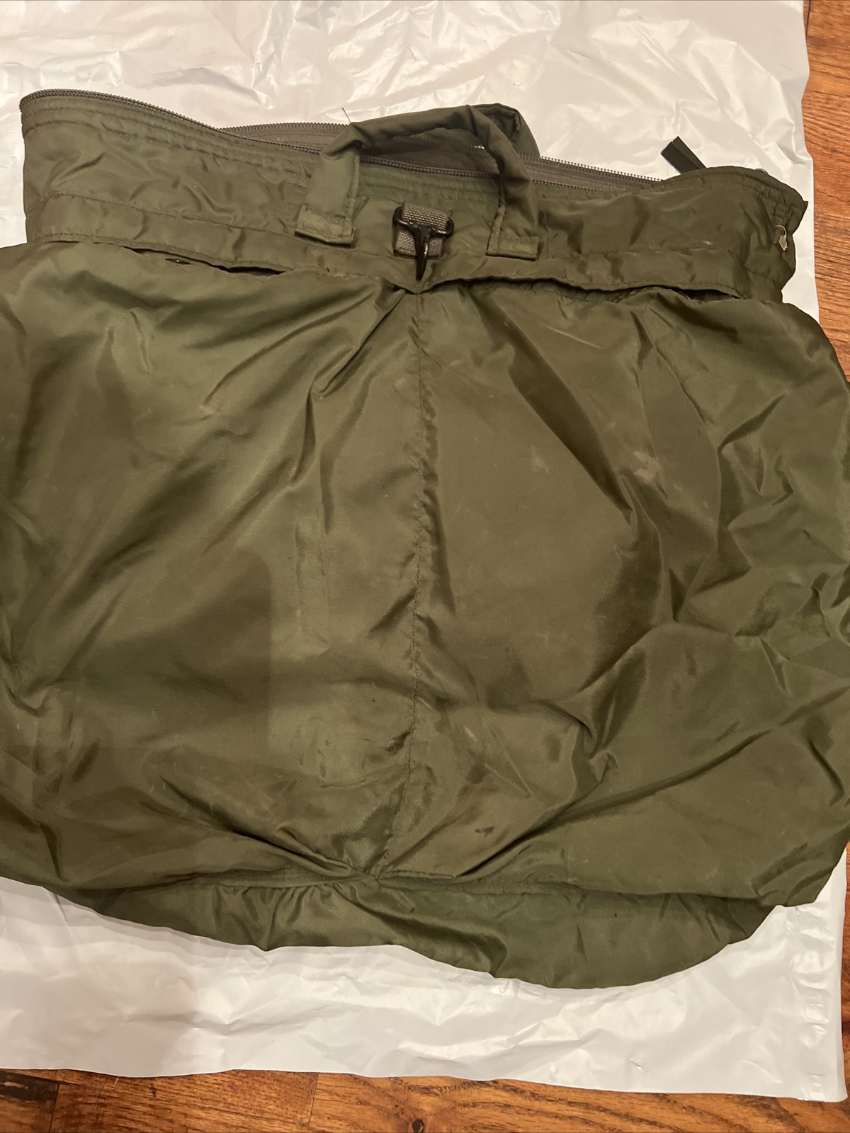 VINTAGE US Military Flyer’s Helmet Bag 8415-00-782-2989 Unicor Army Green Nylon