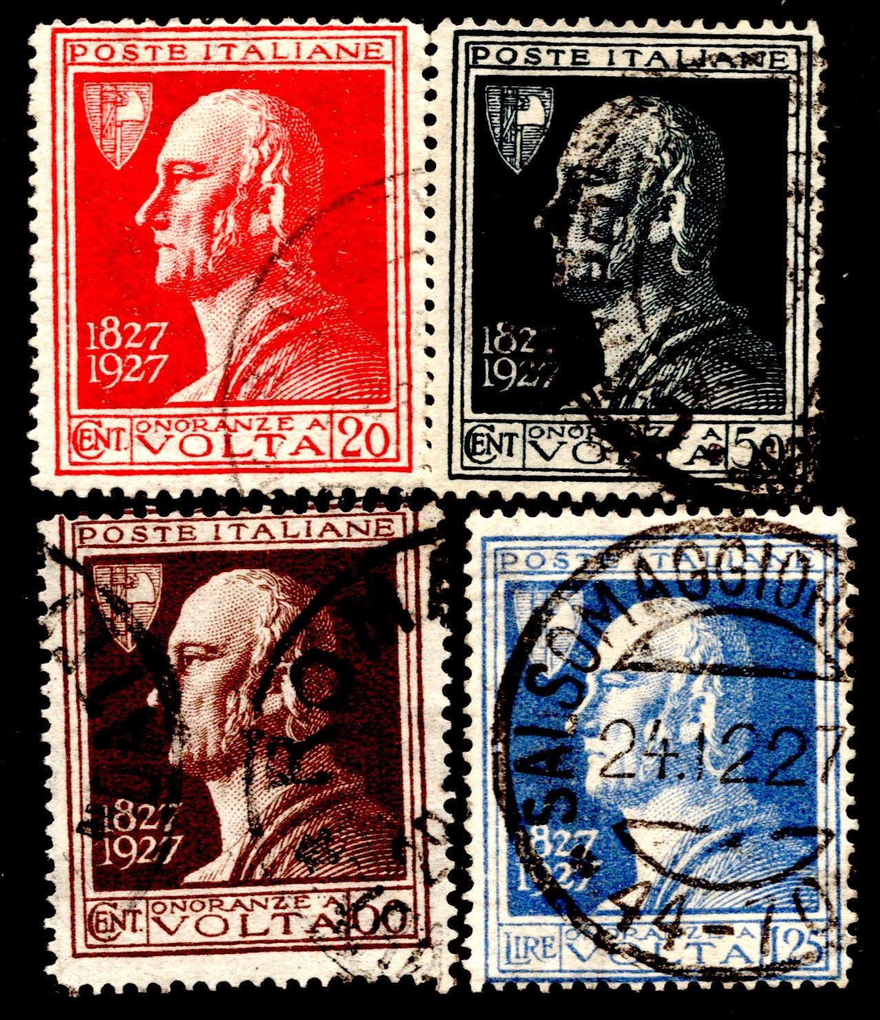 Italy Scott 188-191 Used.